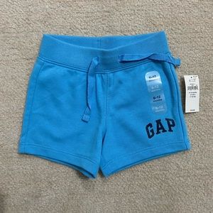 Baby GAP, 6-12 month, Pull-on Logo Shorts, Blue **with tags